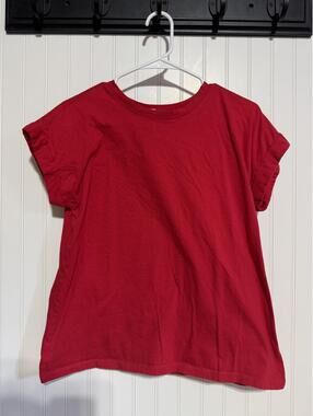 Zenana Red Short Sleeve T-Shirt Large